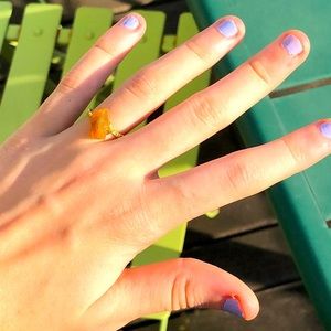 Hazel stone gold ring